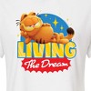 Women's - Garfield - Living The Dream Cropped Graphic T-Shirt - 2 of 4