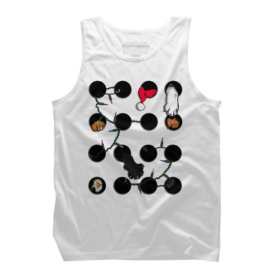 Men's Design By Humans Christmas cats in a box By betobtz Tank Top