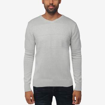 X RAY Men's Slim Fit Pullover V-Neck Sweater, Sweater for Men Fall Winter