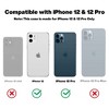 BONGEEK Soft Silicone Designed for iPhone 12 Pro Case,Anti-Scratch Microfiber Lining Shockproof Protective Phone Case Slim Thin Cover ,Stone - 2 of 4