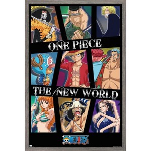 Trends International One Piece: Fishman Island - The New World Collage Framed Wall Poster Prints - 1 of 4