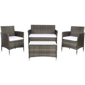 Bandele 4 Piece Living Set - Indoor/Outdoor - PAT7506 - Safavieh - 1 of 4