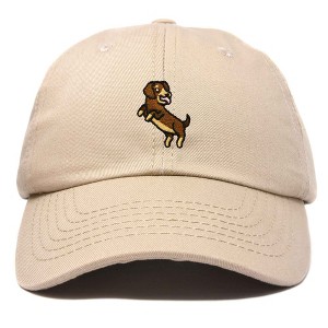 Dalix Dachshund Embroidered Cotton Dad Hat Casual Adjustable Baseball Cap for Dog Lovers Womens - 1 of 4
