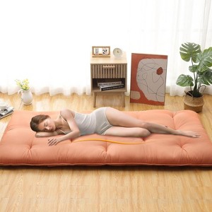 Floor Mattress Japanese Futon Mattress Sleeping Pad Roll Up Sleeping Mattress Portable for Guest Room RV Travel - 1 of 4