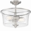 Craftmade Lighting Gwyneth 2 - Light Semi-Flush Mount in  Brushed Polished Nickel - 2 of 2