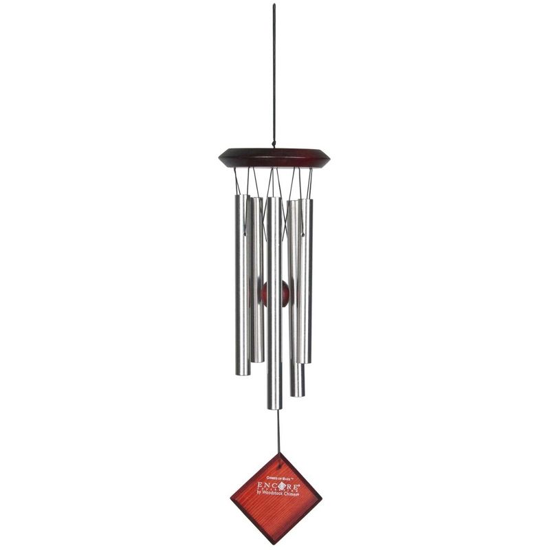 Woodstock Windchimes Chimes of Mars Verdigris, Wind Chimes For Outside, Wind Chimes For Garden, Patio, and Outdoor Décor, 17"L, 1 of 8