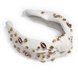 Shiraleah Game Day Charms Knotted Headband, Ivory - 1 of 3