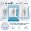 LiBa Premium Cloth Fabric Shower Curtain - Heavy Duty, Water Repellent, Hotel Style Soft Liner, Easy Clean and Machine Washable - 3 of 4