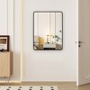 Matte Black Framed Rectangle Deco Mirror 24 in. W x 32 in. H Rectangle Modern Framed Decorative Wall Mirror - 4 of 4