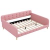 Whisen Twin Size Upholstered Daybed with 4 Support Legs - 4 of 4