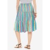Woman Within Plus Size Elastic-Waist Knit Tiered Skirt - 3 of 4