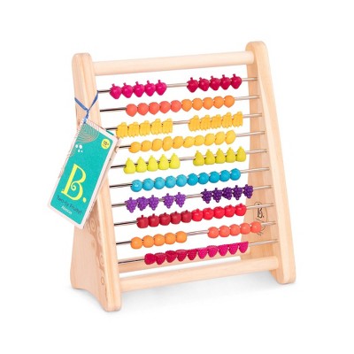 B. toys Wooden Abacus Counting Toy - Two-ty Fruity!