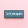 Slickblue Love You More Wooden Sign – Rustic Couple’s Wall Decor for Home, Wedding or Anniversary – 7x18, Color Options - 2 of 3