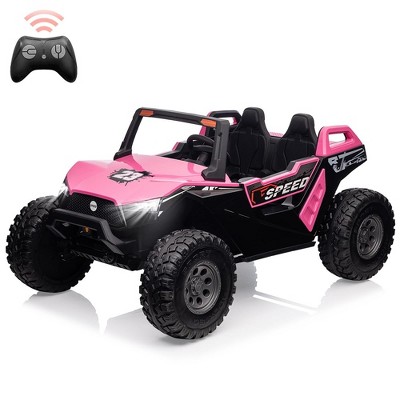 24V 2 Seaters Ride On UTV car with Remote Control for Kids, 4WD Motors Electric Vehicle