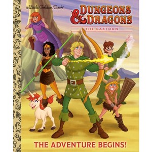 The Adventure Begins! (Dungeons & Dragons) - (Little Golden Book) by  Dennis R Shealy (Hardcover) - 1 of 1