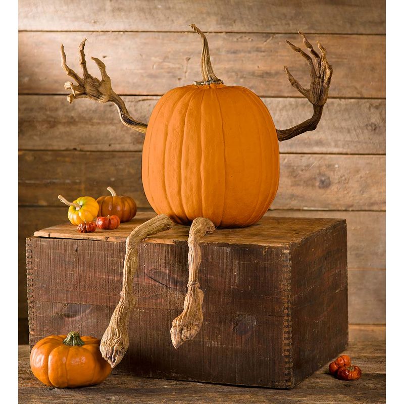 Plow & Hearth - Posable Pumpkin Vine Arms and Legs Set, 1 of 2