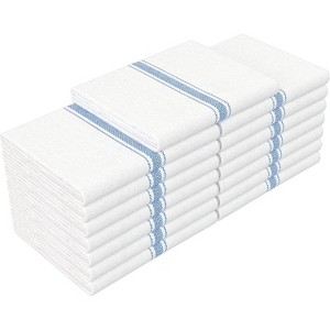 15-Pack Cotton Dish Towels, Super Absorbent and Reusable Cleaning Kitchen Dish Towels Set, 14 x 25 Inches - 1 of 4