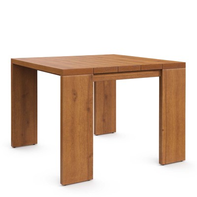 Modway Tahoe Outdoor Patio Acacia Wood Side Table