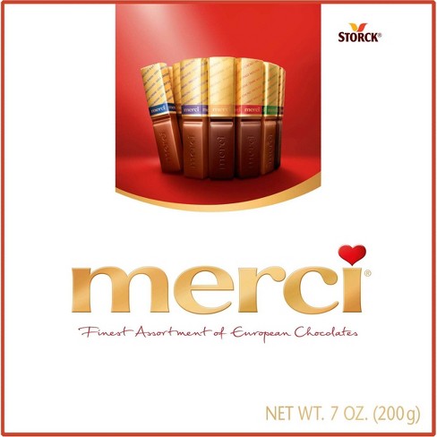 Merci Finest Assortment of European Chocolates, Candy Gift Box - 16ct/7oz - image 1 of 4