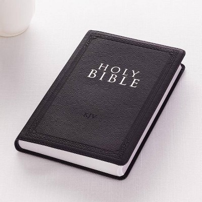 KJV Budget Gift & Award Lux-Leather Black - (Leather Bound)