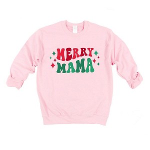 Simply Sage Market Women's Graphic Sweatshirt Merry Mama Stars - 1 of 4