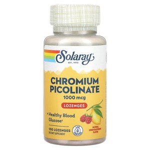Solaray Chromium Picolinate Lozenges 1000mcg, | 100 Count - 1 of 2
