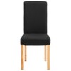 vidaXL Dining Chairs 2 pcs Black Fabric - 4 of 4