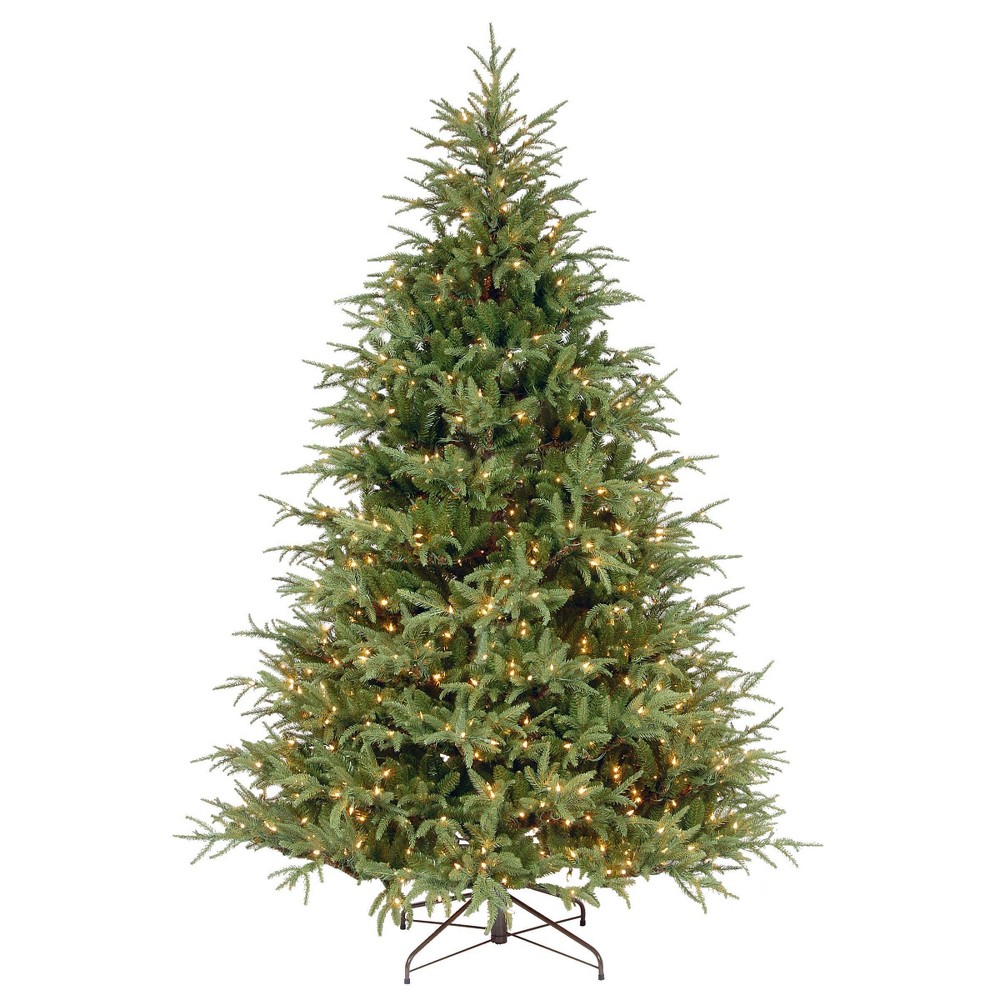 7.5-ft. Pre-Lit "Feel Real" Frasier Grande Artificial Christmas Tree (Green)