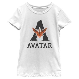 Girls Avatar: Fire and Ash Toruk Official Black Logo T Shirt - 1 of 4