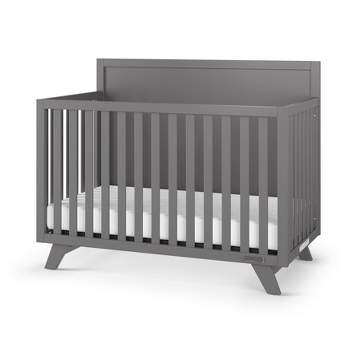 Child Craft SOHO Flat Top 4-in-1 Convertible Crib - Cool Gray