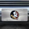 NCAA Florida State Seminoles University Stainless Steel Metal License Plate - 2 of 4