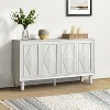 Gloria 58'' Wide Large storage Sideboard Multi-style Environment Collocation Sideboard with a Stemware Rack | HULALA HOME - 2 of 4