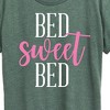 Women's - Instant Message - Bed Sweet Bed Short Sleeve Graphic T-Shirt - 2 of 4