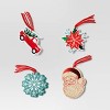 16ct Christmas Tie-On Gift Tags Truck/Snowflake/Poinsettia/Santa - Wondershop™ - 3 of 3