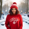 Simply Sage Market Women's Graphic Sweatshirt Let It Snow Snowflake - 2 of 4