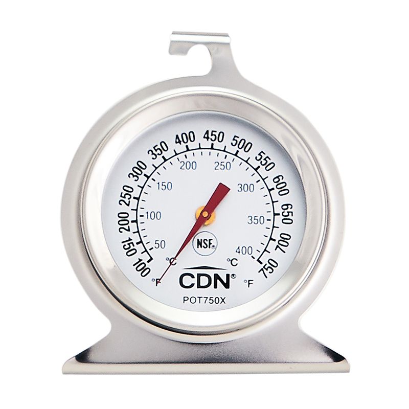 CDN ProAccurate High Heat Oven Thermometer, Stainless Steel, 3 of 5