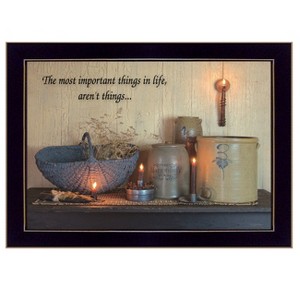 "The Most Important Things" By Susie Boyer, Ready to Hang Framed Print, Black Frame - 1 of 1