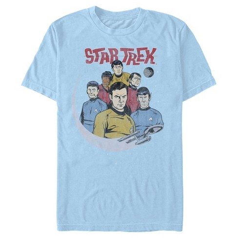 Men's Star Trek: The Animated Series Retro Enterprise Crew T-shirt :
