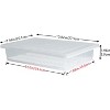Food Storage Container with Removable Drain Plate and Lid, Stackable Freezer Containers for Fruits, Vegetables, Meat (4, Large) - 3 of 4
