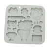 Unique Bargains Chocolate Mould 13-Cavity Mother's Day Candy Mould Hand Wash 5.87"x5.75"x0.63" 1 Pc - 3 of 4