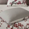 N Natori Floral Oversized Cotton Sateen Comforter Set with matching Shams - 4 of 4