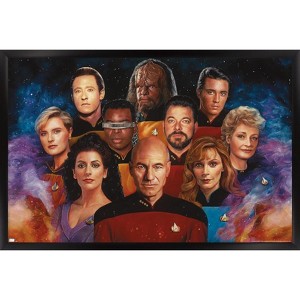 Trends International Star Trek: The Next Generation - Nicky Barkla Illustration Framed Wall Poster Prints - 1 of 4