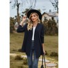 Womens Cable Knit Dress Long Sleeve Open Front Cardigan Sweater - 3 of 4