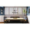 Urban Ambiance Luxury New Traditional Chandelier 34.25''H x 28''W,  Midnight Black Finish,  Griffith Collection, UHP3985 - 2 of 4