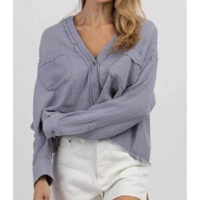 Women's DOS SANTOS TEXTURED TOP - day + moon