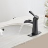 BWE Waterfall Single Hole Single-Handle Low-Arc Bathroom Sink Faucet With Pop-up Drain Assembly - 4 of 4