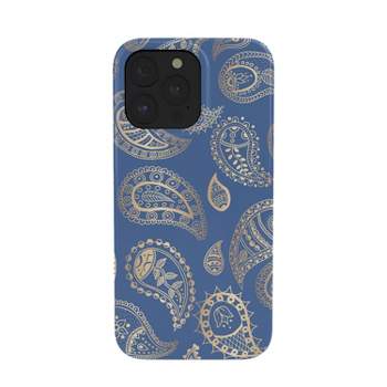 Cynthia Haller Classic blue and gold paisley Tough iPhone Case - Society6