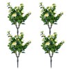 COZONY Set of 2/4 Artificial Topiary Ball Trees with Metal Stakes, UV-Resistant Rose Decor - 2 of 4