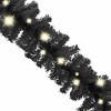 vidaXL Garland Black PVC Extra Long Artificial Christmas Garland Other - 4 of 4