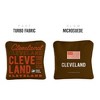 Skip's Garage | Gameday Cleveland Football Synergy Pro Brown Cornhole Bags (Set of 4) - 2 of 4